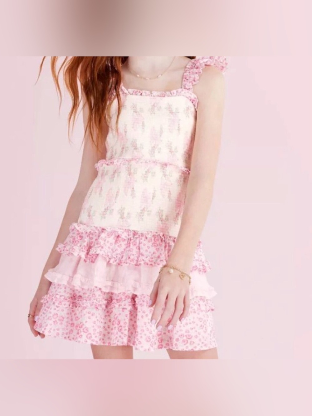 LoveShackFancy Target Floral Smock Dress